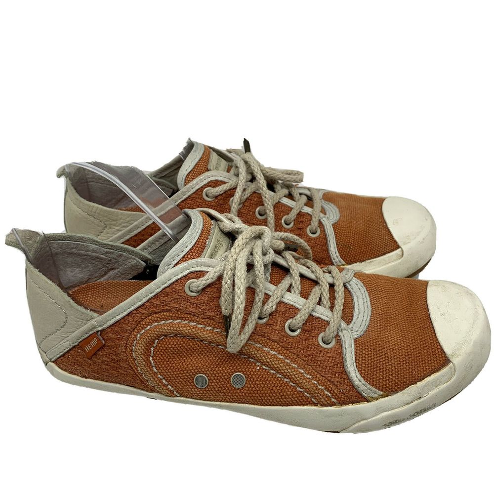 Patagonia Hemp Patrol Salmon Orange Sneakers Sz 8